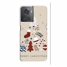Рождественские, Праздничные Чехлы для OnePlus ACE (10R) Merry Christmas - купить на Floy.com.ua