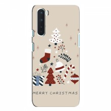 Рождественские, Праздничные Чехлы для OnePlus Nord Merry Christmas - купить на Floy.com.ua
