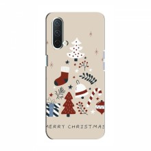 Рождественские, Праздничные Чехлы для OnePlus Nord CE 5G Merry Christmas - купить на Floy.com.ua