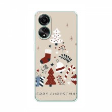 Рождественские, Праздничные Чехлы для OPPO A78 (4G) Merry Christmas - купить на Floy.com.ua