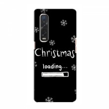 Рождественские, Праздничные Чехлы для OPPO Find X2 Christmas loading - купить на Floy.com.ua