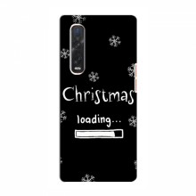 Рождественские, Праздничные Чехлы для OPPO Find X3 Pro Christmas loading - купить на Floy.com.ua