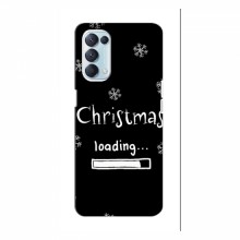 Рождественские, Праздничные Чехлы для OPPO Reno 5 (4G) Christmas loading - купить на Floy.com.ua