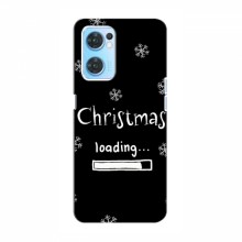 Рождественские, Праздничные Чехлы для OPPO Reno 7 4G Christmas loading - купить на Floy.com.ua