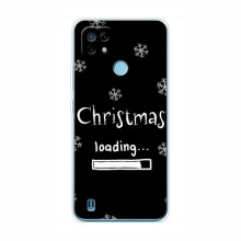 Рождественские, Праздничные Чехлы для RealMe C21 Christmas loading - купить на Floy.com.ua