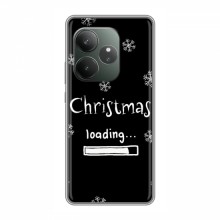 Рождественские, Праздничные Чехлы для RealMe GT 6 Christmas loading - купить на Floy.com.ua