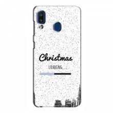 Рождественские, Праздничные Чехлы для Samsung Galaxy A20 2019 (A205F) Рождество загружается - купить на Floy.com.ua