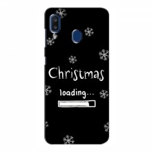 Рождественские, Праздничные Чехлы для Samsung Galaxy A20 2019 (A205F) Christmas loading - купить на Floy.com.ua