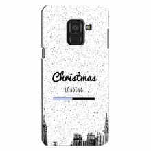 Рождественские, Праздничные Чехлы для Samsung A8, A8 2018, A530F Рождество загружается - купить на Floy.com.ua