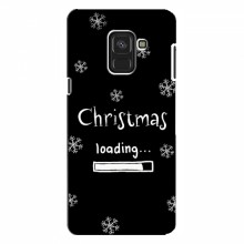 Рождественские, Праздничные Чехлы для Samsung A8, A8 2018, A530F Christmas loading - купить на Floy.com.ua