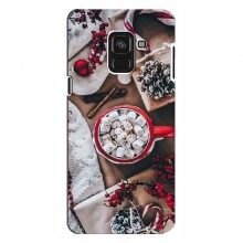 Рождественские, Праздничные Чехлы для Samsung A8 Plus , A8 Plus 2018, A730F Рождественская атмосфера - купить на Floy.com.ua