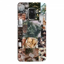 Рождественские, Праздничные Чехлы для Samsung A8 Plus , A8 Plus 2018, A730F Рождественский коллаж - купить на Floy.com.ua