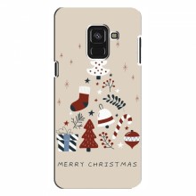 Рождественские, Праздничные Чехлы для Samsung A8 Plus , A8 Plus 2018, A730F Merry Christmas - купить на Floy.com.ua