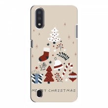 Рождественские, Праздничные Чехлы для Samsung Galaxy A01 Core Merry Christmas - купить на Floy.com.ua