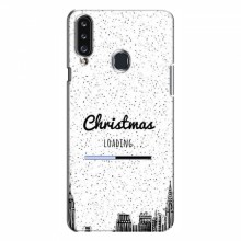 Рождественские, Праздничные Чехлы для Samsung Galaxy A20s (A207) Рождество загружается - купить на Floy.com.ua