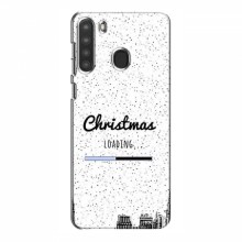 Рождественские, Праздничные Чехлы для Samsung Galaxy A21 (A215) Рождество загружается - купить на Floy.com.ua