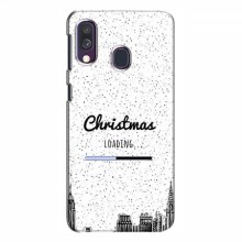 Рождественские, Праздничные Чехлы для Samsung Galaxy A40 2019 (A405F) Рождество загружается - купить на Floy.com.ua