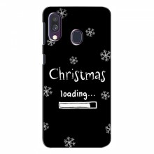 Рождественские, Праздничные Чехлы для Samsung Galaxy A40 2019 (A405F) Christmas loading - купить на Floy.com.ua