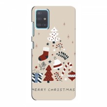 Рождественские, Праздничные Чехлы для Samsung Galaxy A51 5G (A516) Merry Christmas - купить на Floy.com.ua