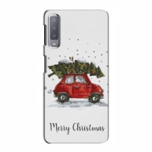 Рождественские, Праздничные Чехлы для Samsung A7-2018, A750