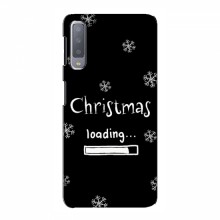 Рождественские, Праздничные Чехлы для Samsung A7-2018, A750 Christmas loading - купить на Floy.com.ua