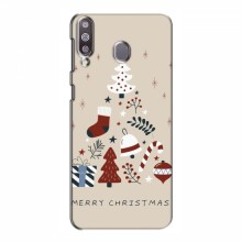 Рождественские, Праздничные Чехлы для Samsung Galaxy M30 Merry Christmas - купить на Floy.com.ua