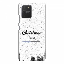 Рождественские, Праздничные Чехлы для Samsung Galaxy S10 Lite Рождество загружается - купить на Floy.com.ua