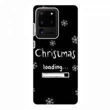 Рождественские, Праздничные Чехлы для Samsung Galaxy S20 Ultra Christmas loading - купить на Floy.com.ua