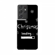 Рождественские, Праздничные Чехлы для Samsung Galaxy S21 Plus Christmas loading - купить на Floy.com.ua