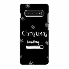 Рождественские, Праздничные Чехлы для Samsung S10 Christmas loading - купить на Floy.com.ua