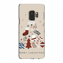 Рождественские, Праздничные Чехлы для Samsung S9 Merry Christmas - купить на Floy.com.ua