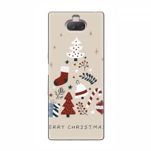 Рождественские, Праздничные Чехлы для Sony Xperia 10 Merry Christmas - купить на Floy.com.ua