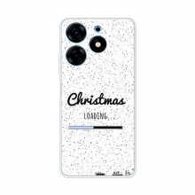 Рождественские, Праздничные Чехлы для TECNO Spark 10 Pro Рождество загружается - купить на Floy.com.ua