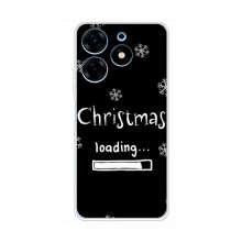 Рождественские, Праздничные Чехлы для TECNO Spark 10 Pro Christmas loading - купить на Floy.com.ua