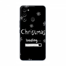 Рождественские, Праздничные Чехлы для TECNO Spark 8 Christmas loading - купить на Floy.com.ua