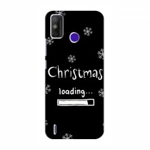 Рождественские, Праздничные Чехлы для TECNO Spark Power 2 (LC8) Christmas loading - купить на Floy.com.ua