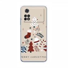 Рождественские, Праздничные Чехлы для Xiaomi POCO M4 Pro 4G Merry Christmas - купить на Floy.com.ua