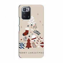 Рождественские, Праздничные Чехлы для Xiaomi POCO X3 GT Merry Christmas - купить на Floy.com.ua