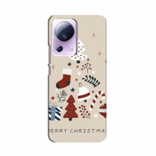 Рождественские, Праздничные Чехлы для Xiaomi 13 Lite Merry Christmas - купить на Floy.com.ua