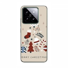 Рождественские, Праздничные Чехлы для Xiaomi 14 Pro Merry Christmas - купить на Floy.com.ua