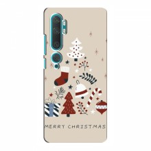 Рождественские, Праздничные Чехлы для Xiaomi Mi 10 Merry Christmas - купить на Floy.com.ua