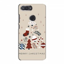 Рождественские, Праздничные Чехлы для Xiaomi Mi8 Lite Merry Christmas - купить на Floy.com.ua