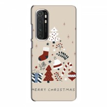 Рождественские, Праздничные Чехлы для Xiaomi Mi Note 10 Lite Merry Christmas - купить на Floy.com.ua