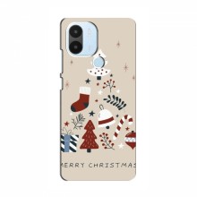Рождественские, Праздничные Чехлы для Xiaomi POCO C50 Merry Christmas - купить на Floy.com.ua