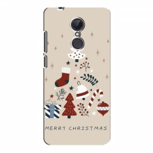 Рождественские, Праздничные Чехлы для Xiaomi Redmi 5 Plus Merry Christmas - купить на Floy.com.ua