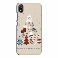 Рождественские, Праздничные Чехлы для Xiaomi Redmi 7A Merry Christmas - купить на Floy.com.ua