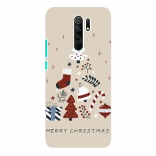 Рождественские, Праздничные Чехлы для Xiaomi Redmi 9 Merry Christmas - купить на Floy.com.ua