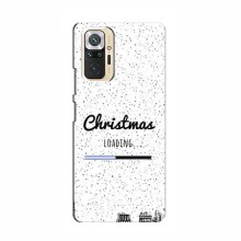 Рождественские, Праздничные Чехлы для Xiaomi Redmi Note 10 Pro Рождество загружается - купить на Floy.com.ua
