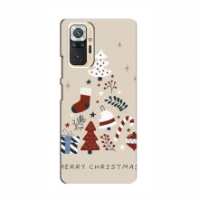 Рождественские, Праздничные Чехлы для Xiaomi Redmi Note 10 Pro Merry Christmas - купить на Floy.com.ua