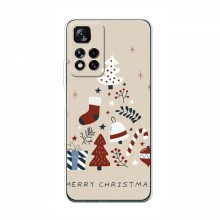 Рождественские, Праздничные Чехлы для Xiaomi Redmi Note 11 Pro Plus Merry Christmas - купить на Floy.com.ua